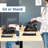 Vivo Black 30" Tilting Keyboard Riser