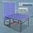 8Ft Mid-Size Table Tennis Table Foldable & Portable Ping Pong Table Set For Indoor Games With Net, 2 Table Tennis Paddles And 3 Balls
