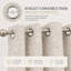 MHG Living Eyelet 100% Cotton Curtains - 2 Panels Pair