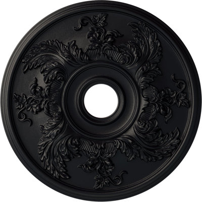 Médaillon de plafond torsadé 23 5/8 po x P 4 5/8 po x P 1 7/8 po (convient aux auvents jusqu'à 8 3/8 po)