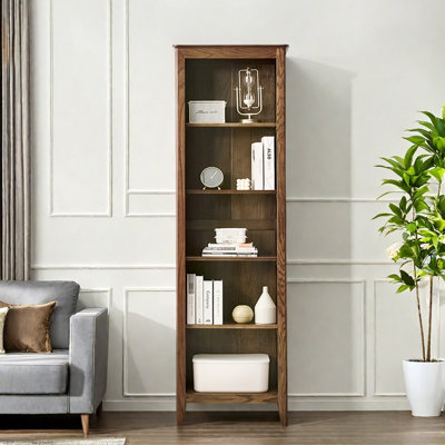 American style solid wood simple bookcase