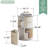 Rotating Bookshelf Tower, Solid Wood Rotating Bookshelf, 2 Tier Spinning Bookshelf With 2 Drawers, 360 Display Revolving Bookcase For Kids&adults, Round Corner Book Shelf For Bedroom, Living Room-1225185994