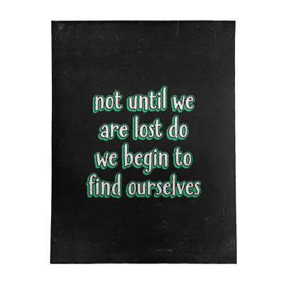 Quotes Chenille Indoor Rug