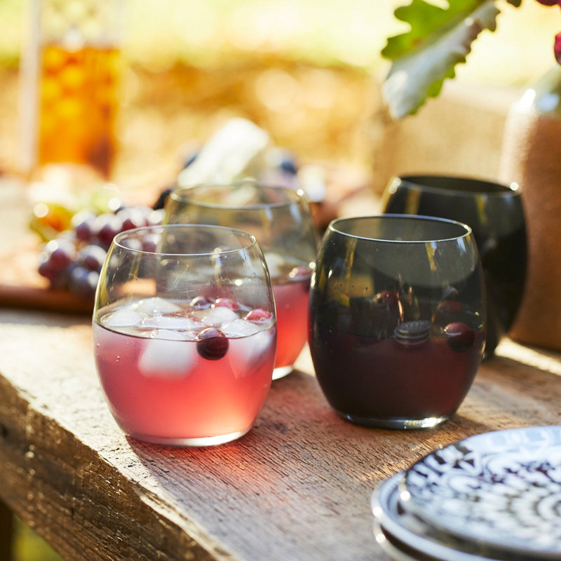 Les Nuages Ombre Tumbler Glasses, Gray