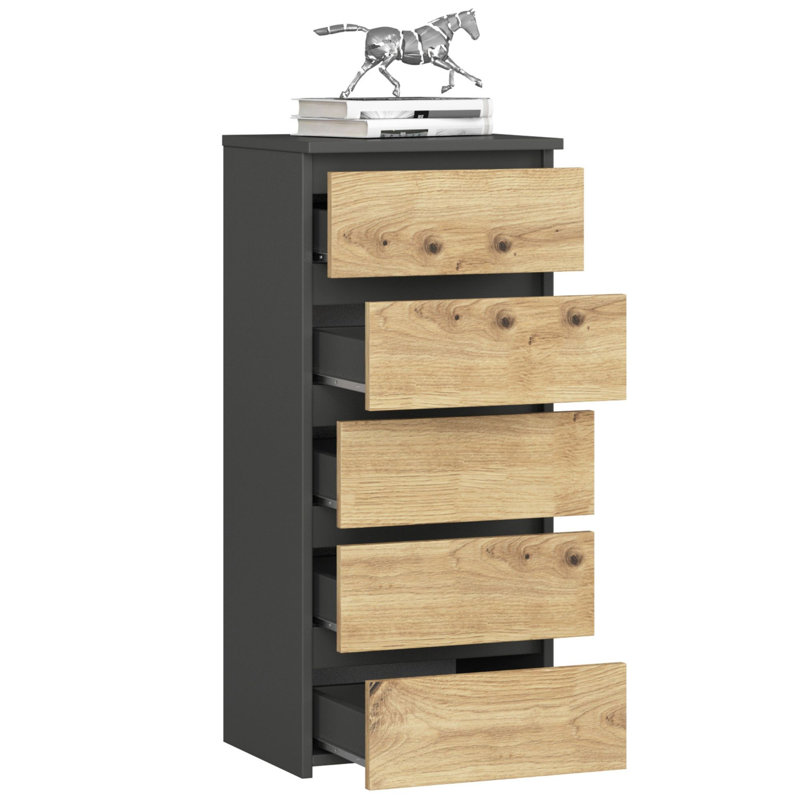 Gelincik 5 -Drawer Console