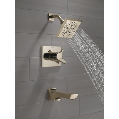 Pivotal® Tub and Shower Faucet with H2Okinetic® Technology
