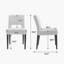 Chaise d'appoint en velours non fini-744532458