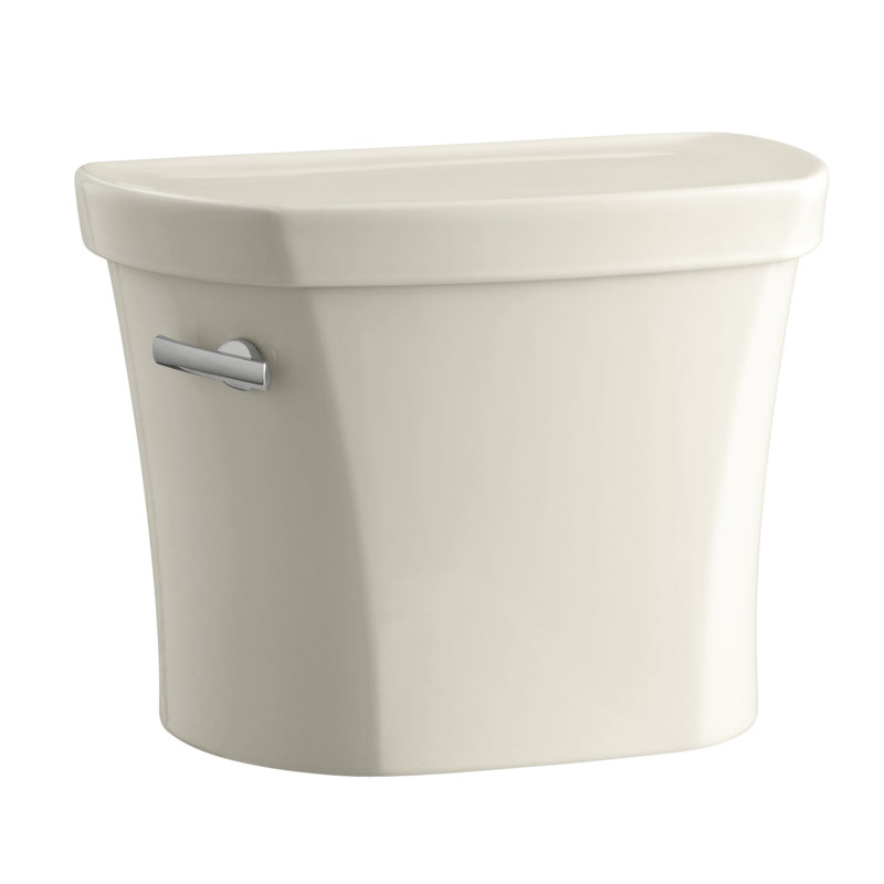 Wellworth GPF Tank, Rough-In, Almond, Left-Hand
