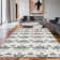 Geometric Machine Washable Rugs Modern Non-Slip Rug for Living Room Bedroom Nursery Dining Table Bedside Decor