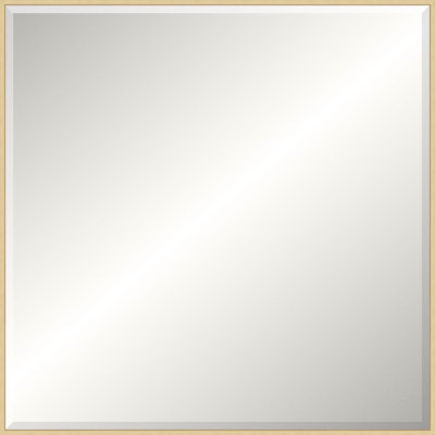 Floater 2 Solid Wood Beveled Mirror