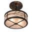 2 - Light Semi Flush Mount