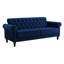Mifflinville 3-Seater Velvety Sofa-59011986-124238100
