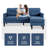 Dobro L-Shaped Sectional Sofa, Couch with Reversible Chaise, Couch Set for Small Spaces, Perfect for Living Rooms and Apartments-1390382124