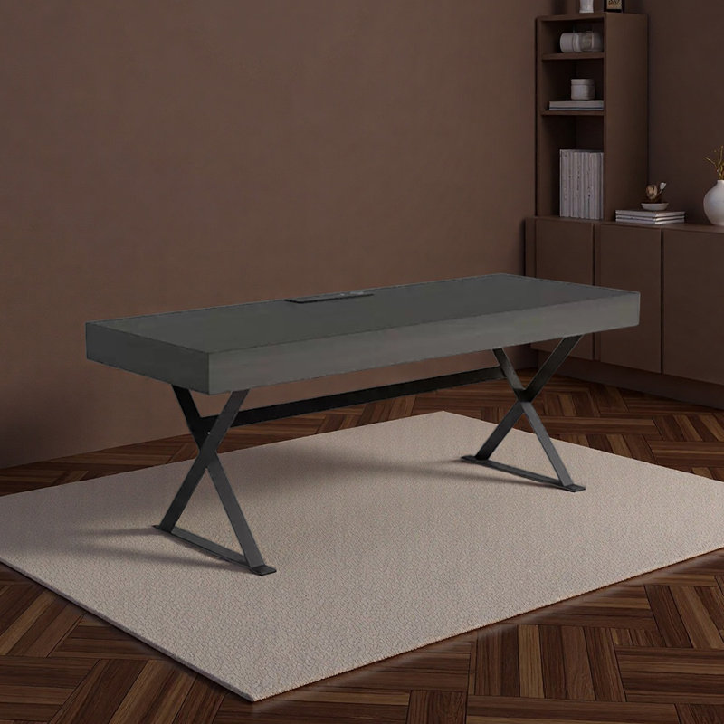 Bureau de fabrication durable à panneaux multicouches, H 29,53 po x l 78,74 po x P 31,5 po