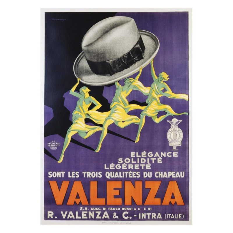 «Valenza», affiche par Inconnu - Estampe numérique, H 28 po x l 22 po