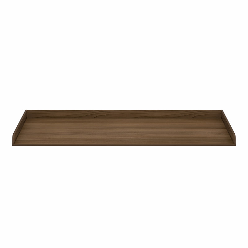 Furinno RAVEL Washer Dryer Countertop, Washer and Dryer Topper, with Edge Rails, Anti Slip Pads, 27.5 D x 54 W, for Laundry Room Organization and Storage, Modern Walnut