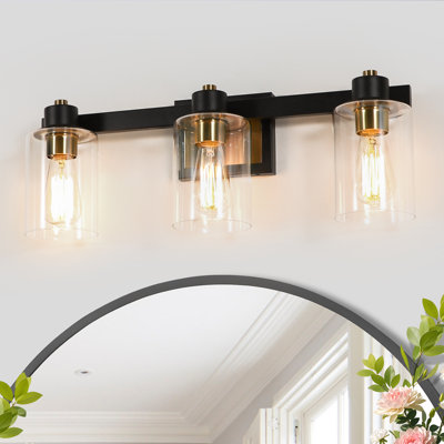 Ardle Dimmable Bathroom Vanity Light with Clear Shade