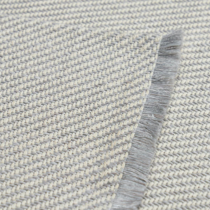 Schumacher x Patterson Flynn Outdoor Heavyweight Twill Fabric, Gray