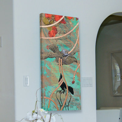 Upsilon Wrapped Canvas Painting
