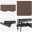 VidaXL Polyester Cover Retractable Patio Awning-130062898-130062901-130062904