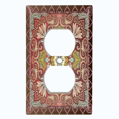 Paisley Bandana Circle Teal Blue Tile 1-Gang Toggle Light Switch Wall Plate -  WorldAcc, F-O1-TIL064