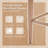 Velora 2 Pieces Modern Bar Stool, Upholstered Bar Chair With Wood Grain Metal Legs-1587531884