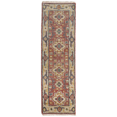 Myndee Wool Oriental Area Rug