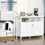Buffet de cuisine, buffet avec 2 portes et tablettes réglables pour la salle à manger