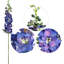 Tige blanche de 36,5 pouces Delphinium, faux floral pour arrangements de vase et décoration intérieure