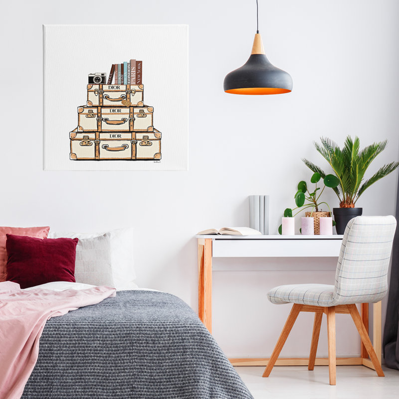 Toile crème à bagages, par Amanda Greenwood, H 24 po x l 24 po