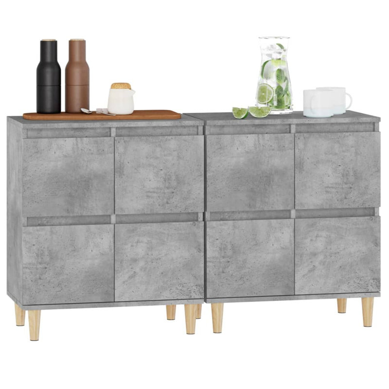 Dave 60cm Sideboard, Concrete Grey