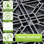 Sorbus Pi. Carreaux de gazon artificiels imbriqués 24 po x 24 po pour balcon, terrasse et patio