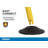 ChainBoss Black Safety Stanchion with 10' of Yellow Plastic Chain ft. – Weighted Base-16775519-16785482