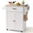 Lotosha Solid Wood Top Kitchen Island Cart with Wheels &1-Drawer-1384882864