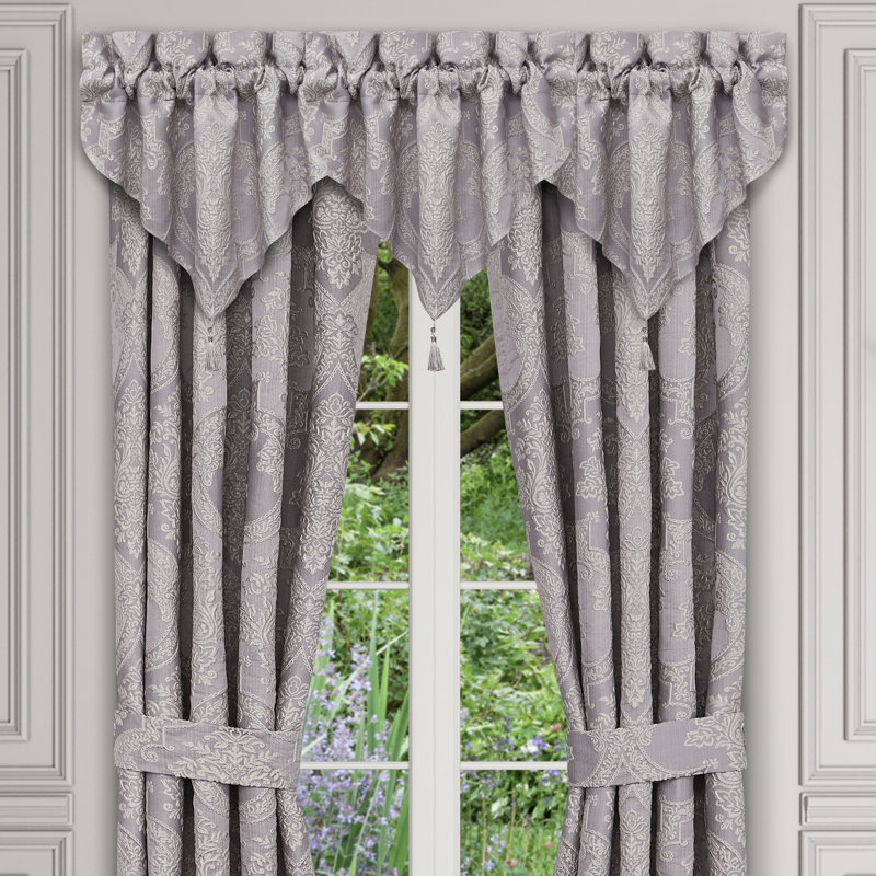 Mary fenêtre Ascot cantonnière lavande