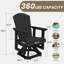 Chaise berçante rotative en PEHD Adirondack-1786168237