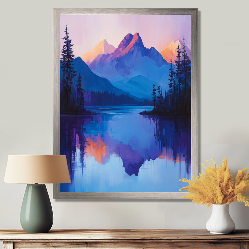 Gorga - Landscapes Canvas Art Print, Impression d'un seul cadre photo, Argent argent, H 44 po x l 34 po