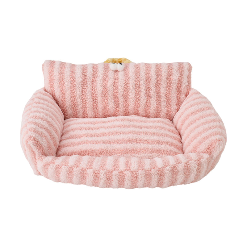 Fleece Pet Bed, Pink