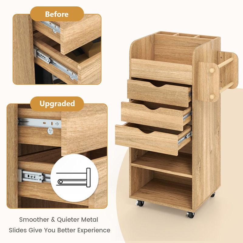 86cm H x 48cm W Utility Cart
