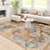 Violia Moroccan Bloom Medallion Area Rug – Plush Textured Accent with Non-Slip Backing