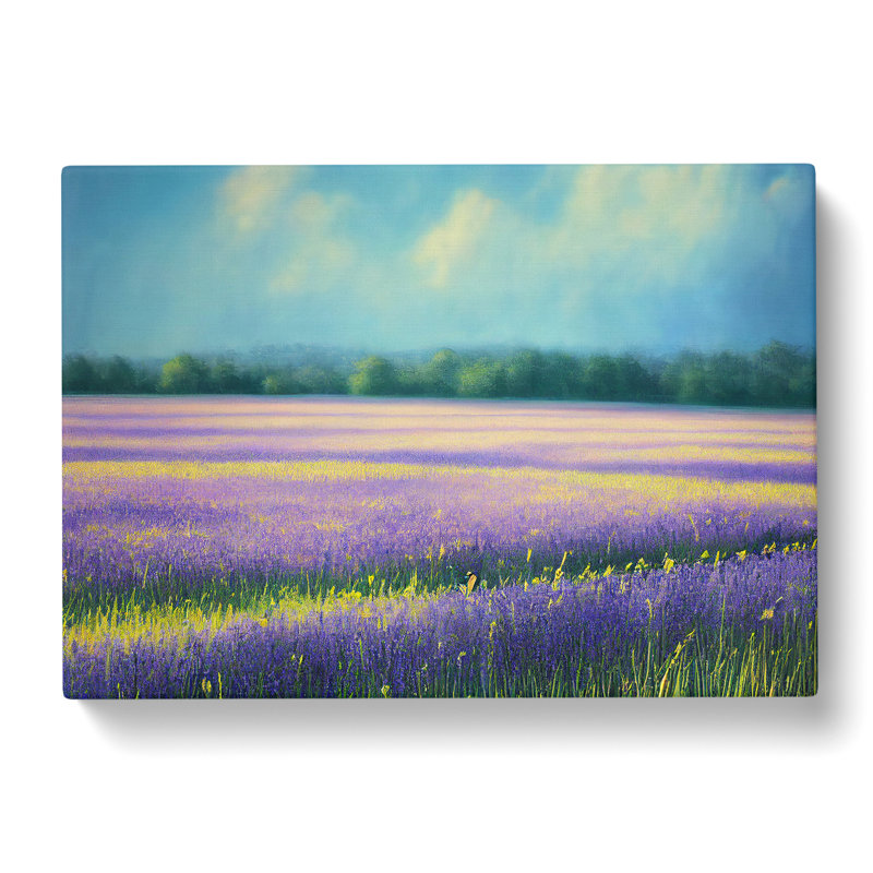Wholesome Bluebell Field - Wrapped Canvas