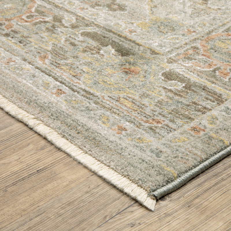 Kulas Vintage Floral Beige/ Multi Area Rug, Runner 2'3" x 7'9"