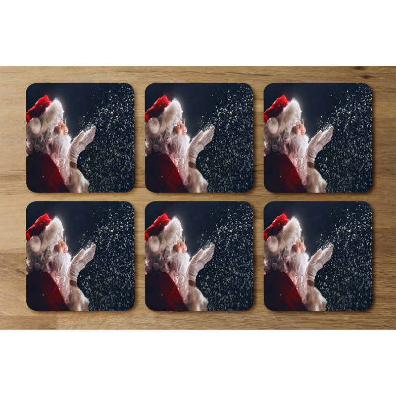 Square 6 Piece Coaster Set