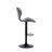 Enmond Swivel Adjustable Height Counter & Bar Stool with Metal Frame and Round Footrest, Faux Leather Counter Stool for Kitchen Island-1103858745