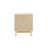 Caillier 19.5" Wide Modern Scandinavian Style Solid Brazilian Pine Frame Nightstand With 1 Drawer