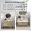 Meuble-lavabo sur pied 36 po avec plateau en chêne naturel 36 po