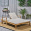 Double chaise longue avec dossiers réglables pour la détente au bord de la piscine ou sur le patio, sièges extérieurs durables et confortables-1525619573
