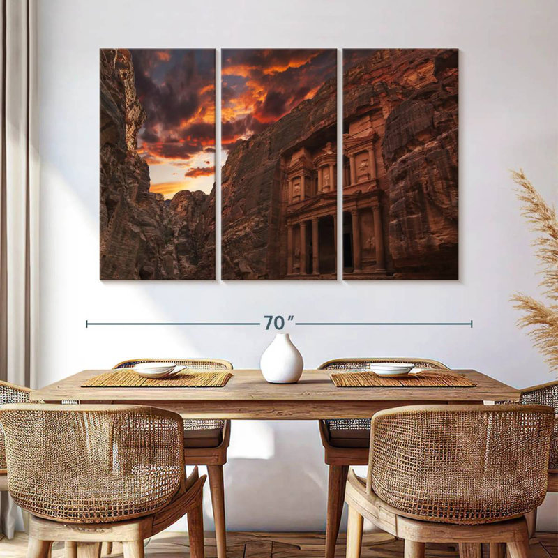 Nicci Al Khazneh At Sunset, 36" H x 57" W