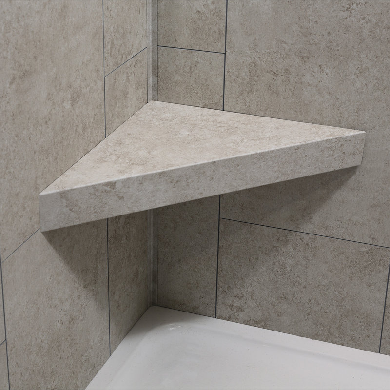 Banc de douche en vinyle Palisade, Nuage de pluie