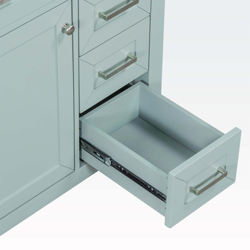 Armoire de salle de bain Mirveta, Vert